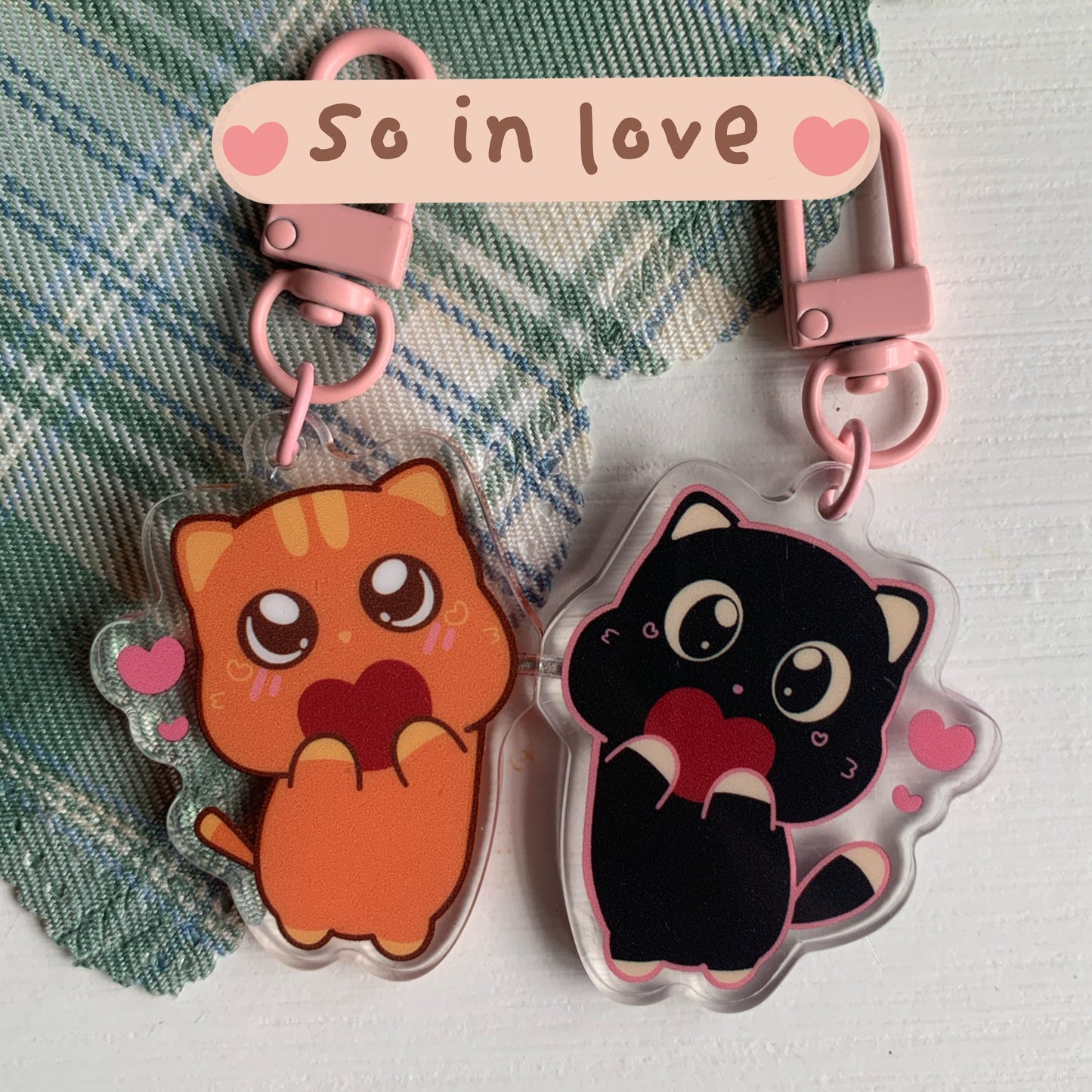 So In Love Matching Magnet Keychain