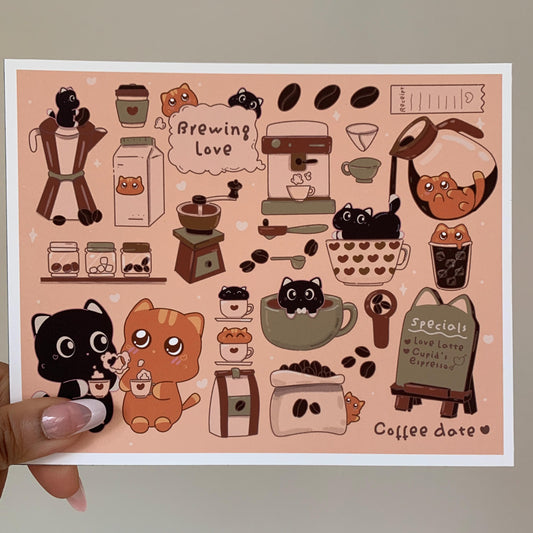 Coffee Date Art Print