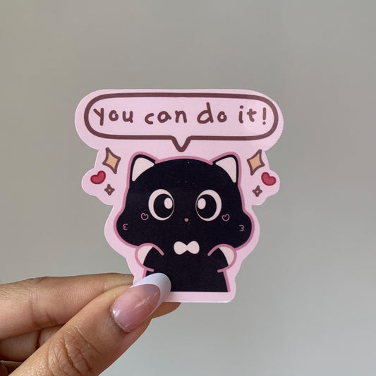 You Can Do It Waterproof Vinyl Sticker