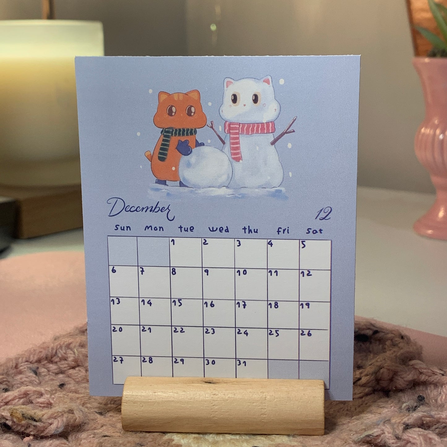 JiggleDuo 2026 Table Catlendar