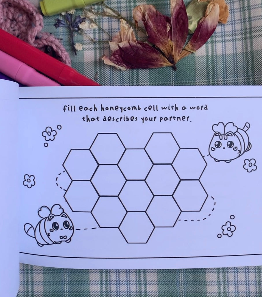 Love In Bloom: Coloring and Activity Book For Two 💕