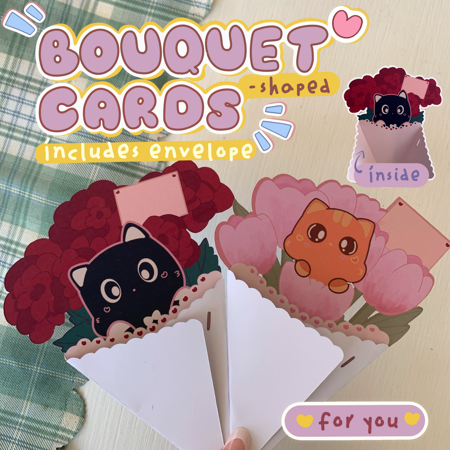Bouquet Cut-Out Cards