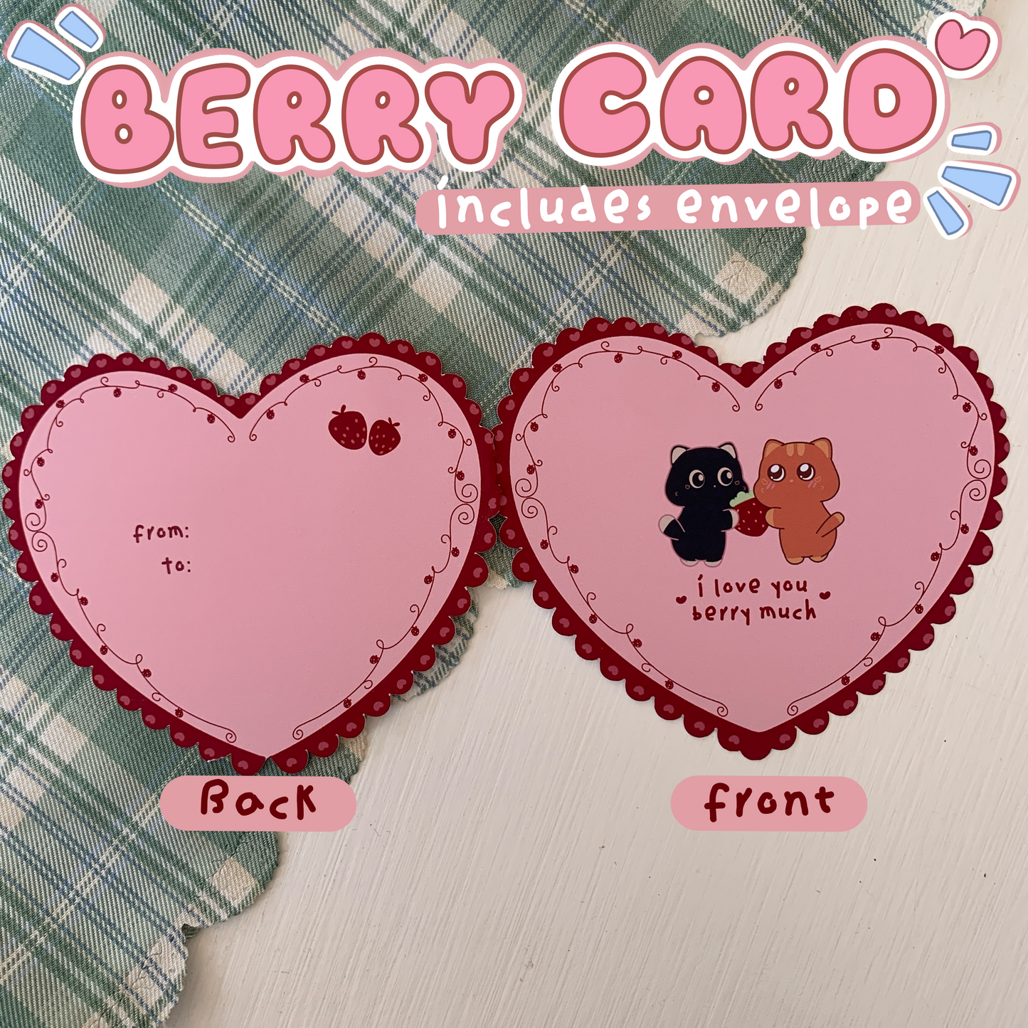 I Love You Berry Much, Special Blank Card