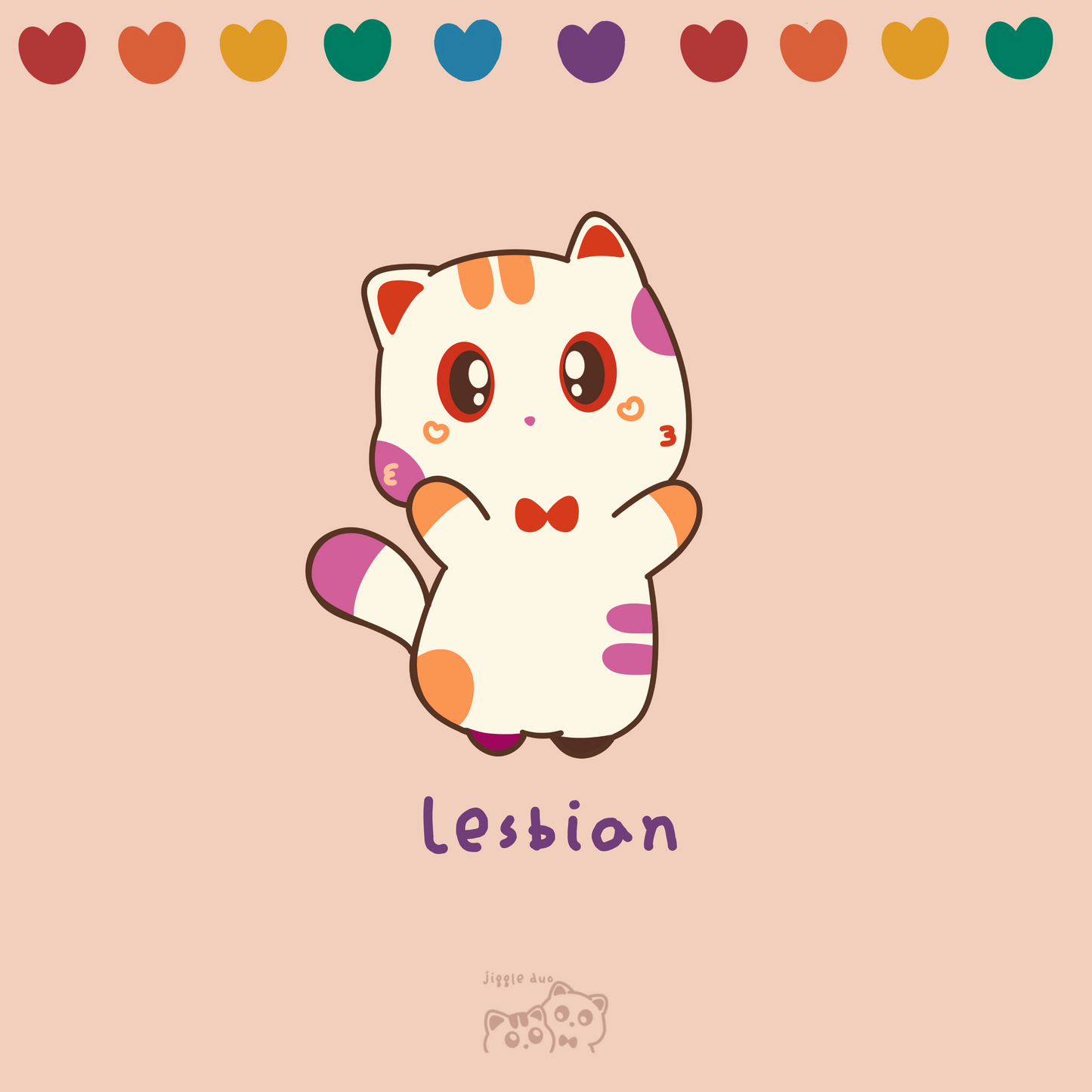 Rainbow Cat Stickers π³οΈβπ