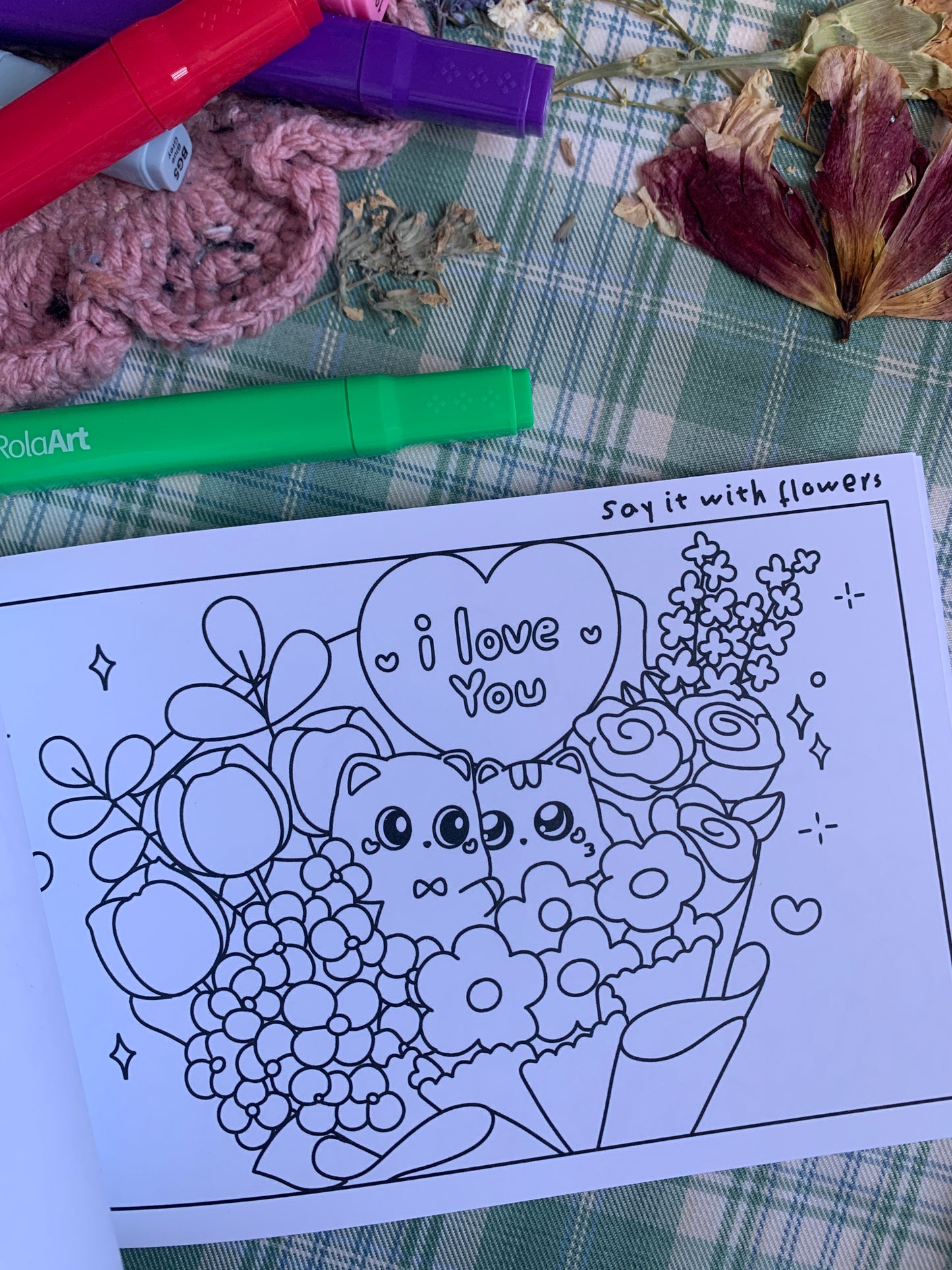 Love In Bloom: Coloring and Activity Book For Two 💕