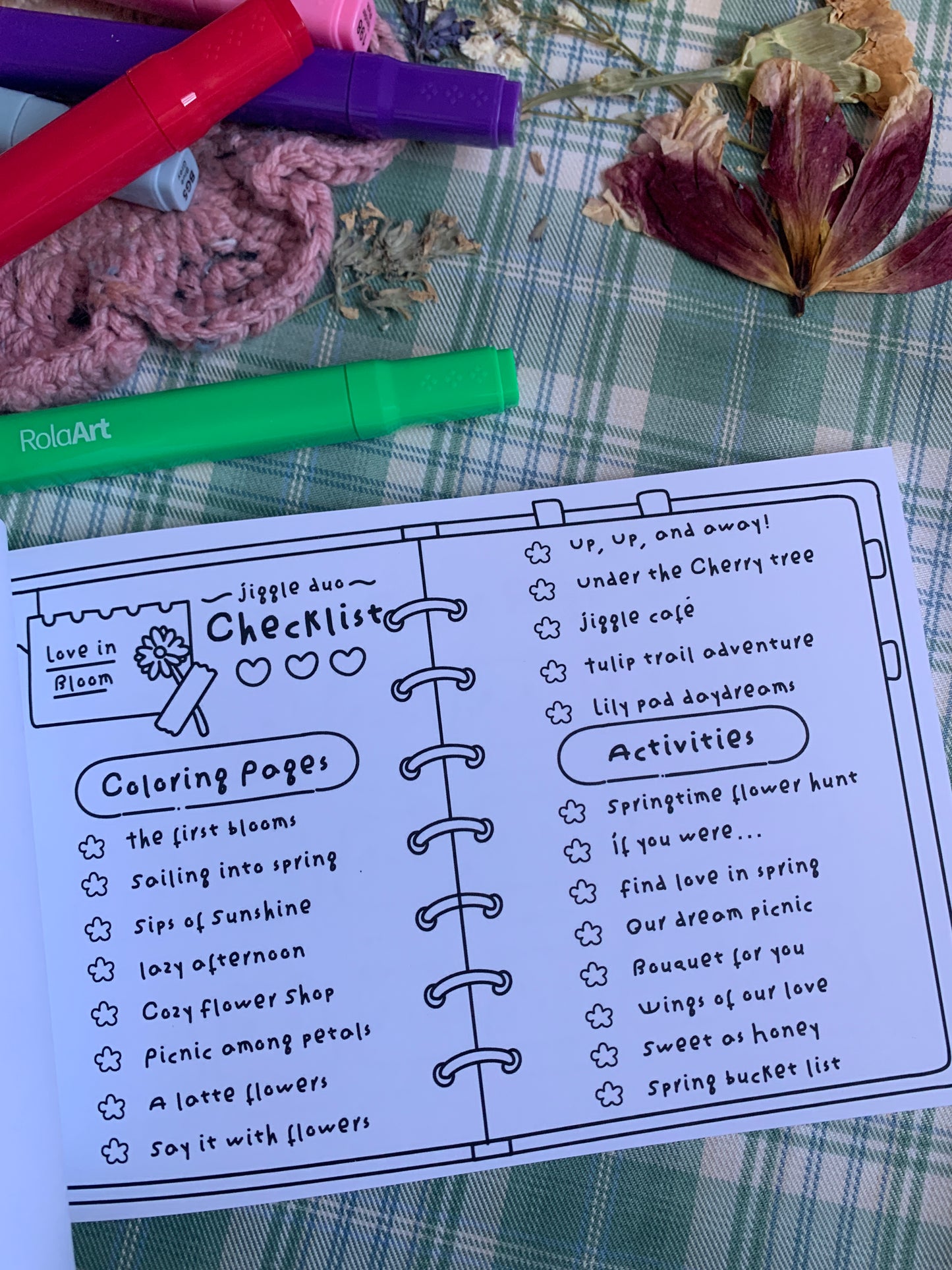 Love In Bloom: Coloring and Activity Book For Two 💕