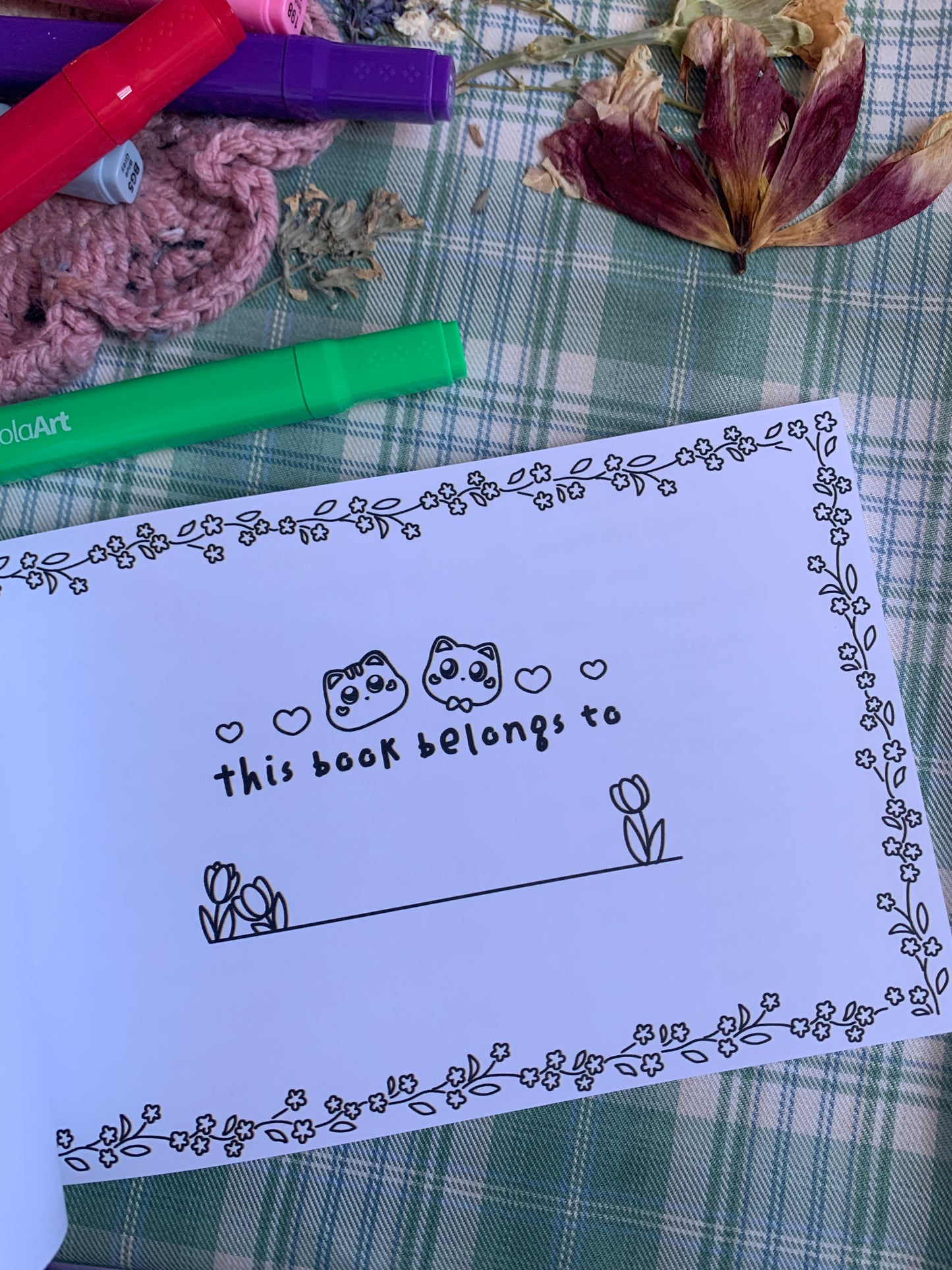 Love In Bloom: Coloring and Activity Book For Two 💕