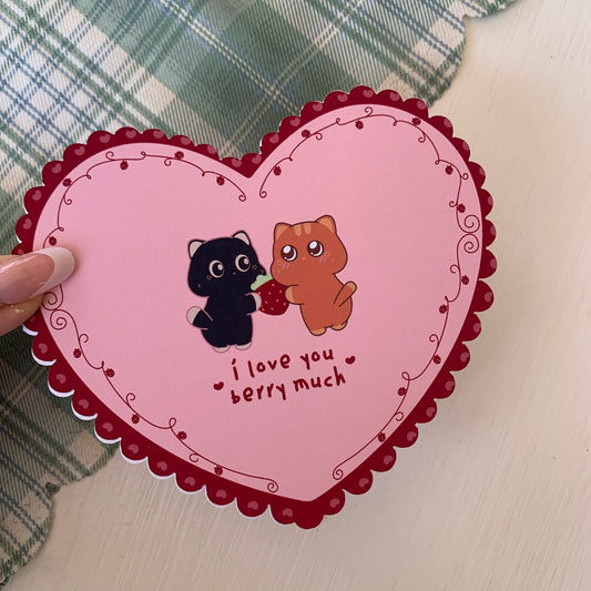 I Love You Berry Much, Special Blank Card