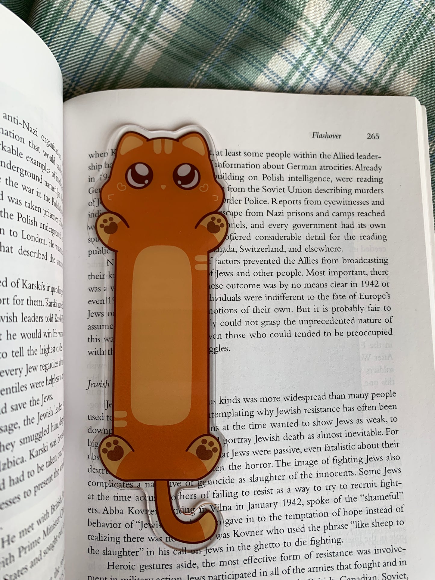 Cute Magnetic Silly Cat Magnetic Bookmarks