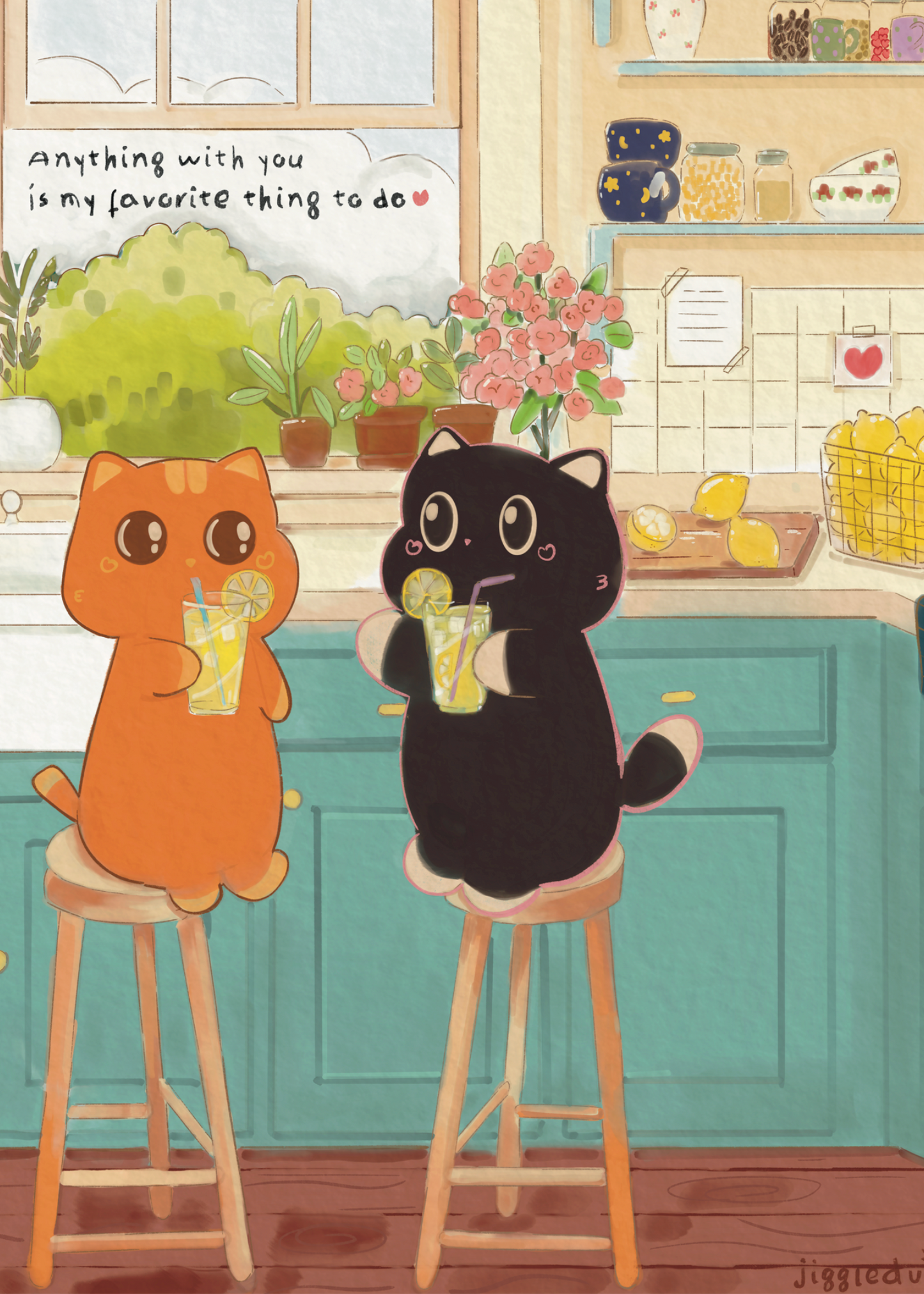 Anything With You is My Favorite Thing To Do - Art Print