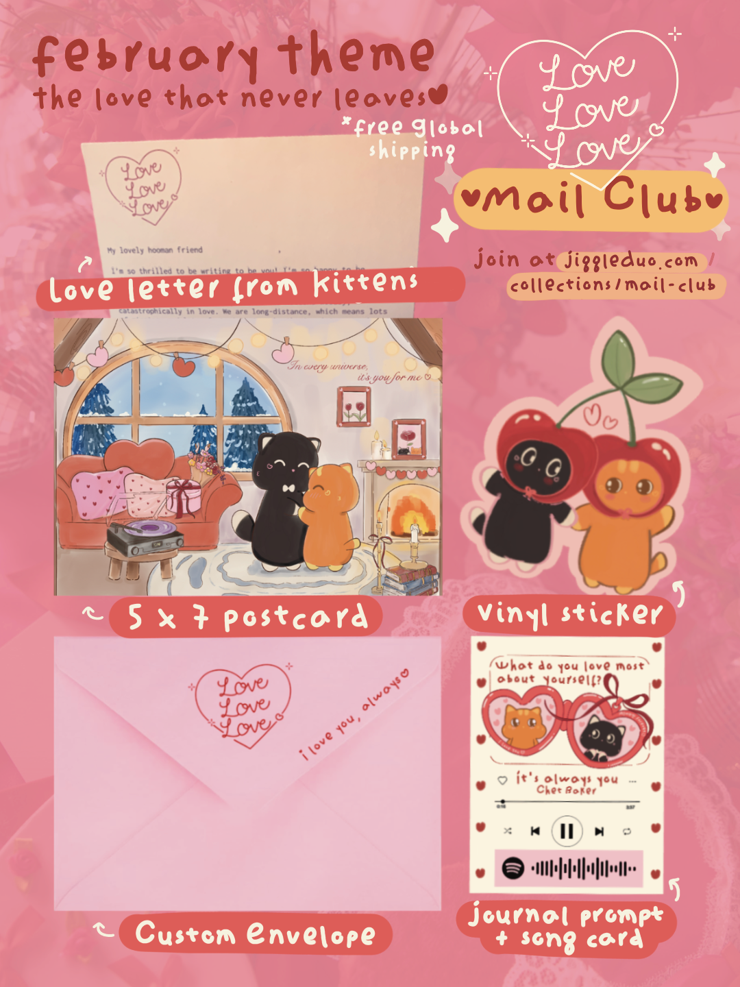 Love Love Love Snail Mail Club