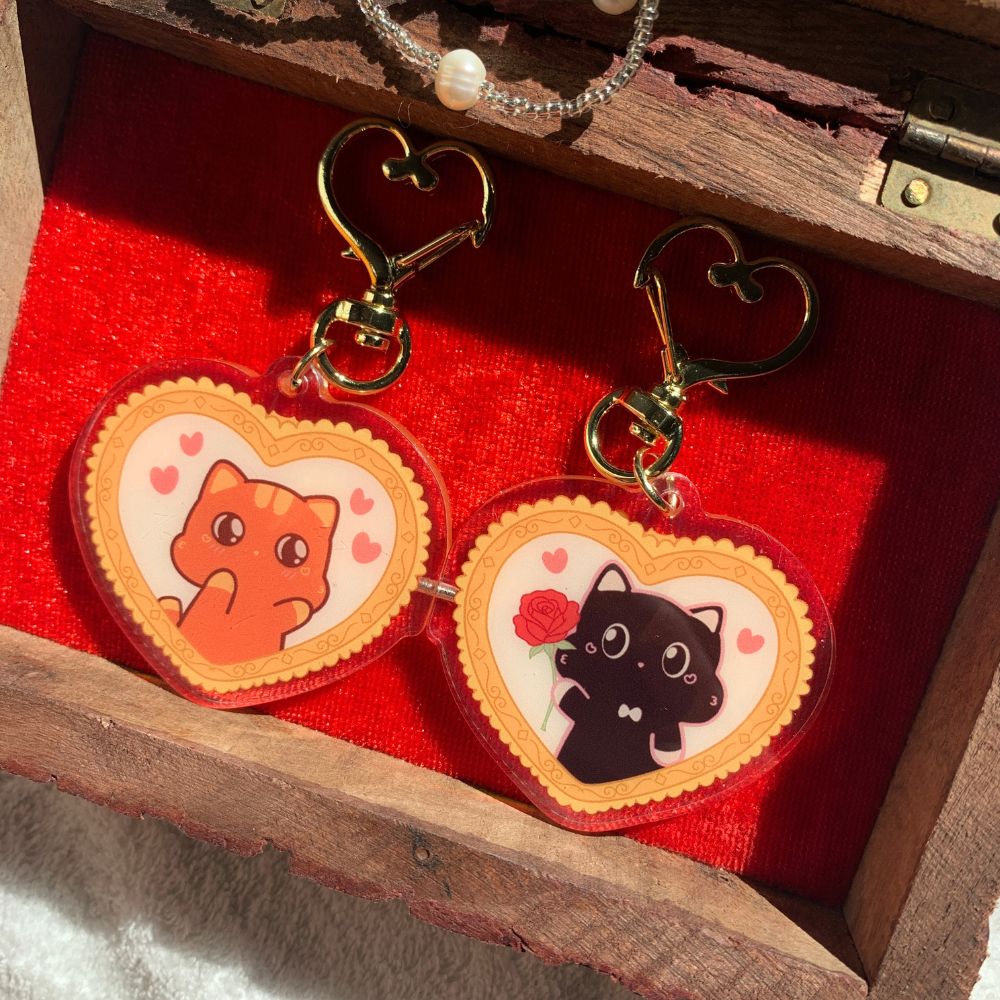 I Adore You 💖 Matching Magnetic Keychain