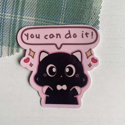 You Can Do It Waterproof Vinyl Sticker