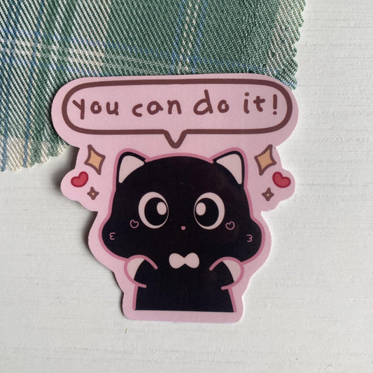 You Can Do It Waterproof Vinyl Sticker