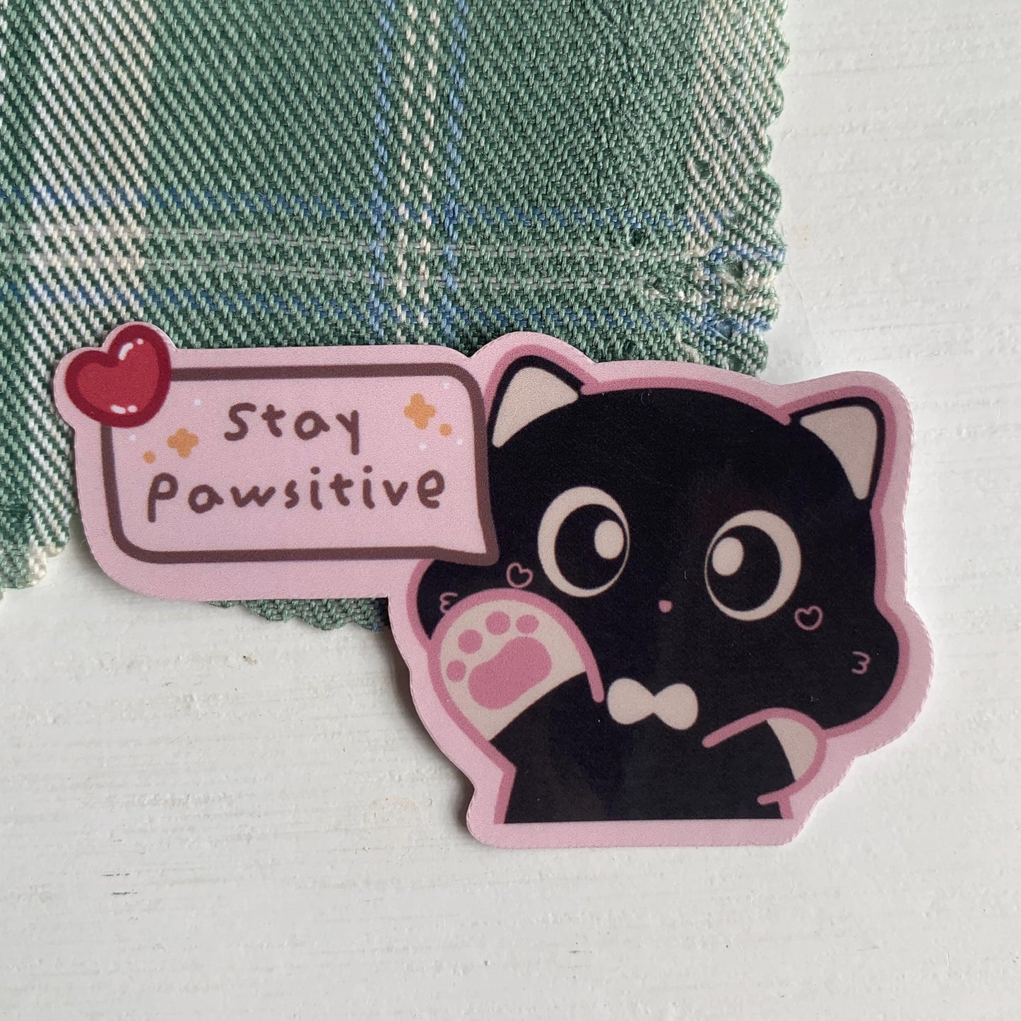 Stay Positive Waterproof Vinyl Sticker