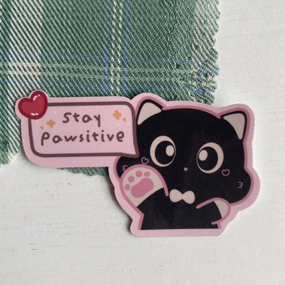 Stay Positive Waterproof Vinyl Sticker