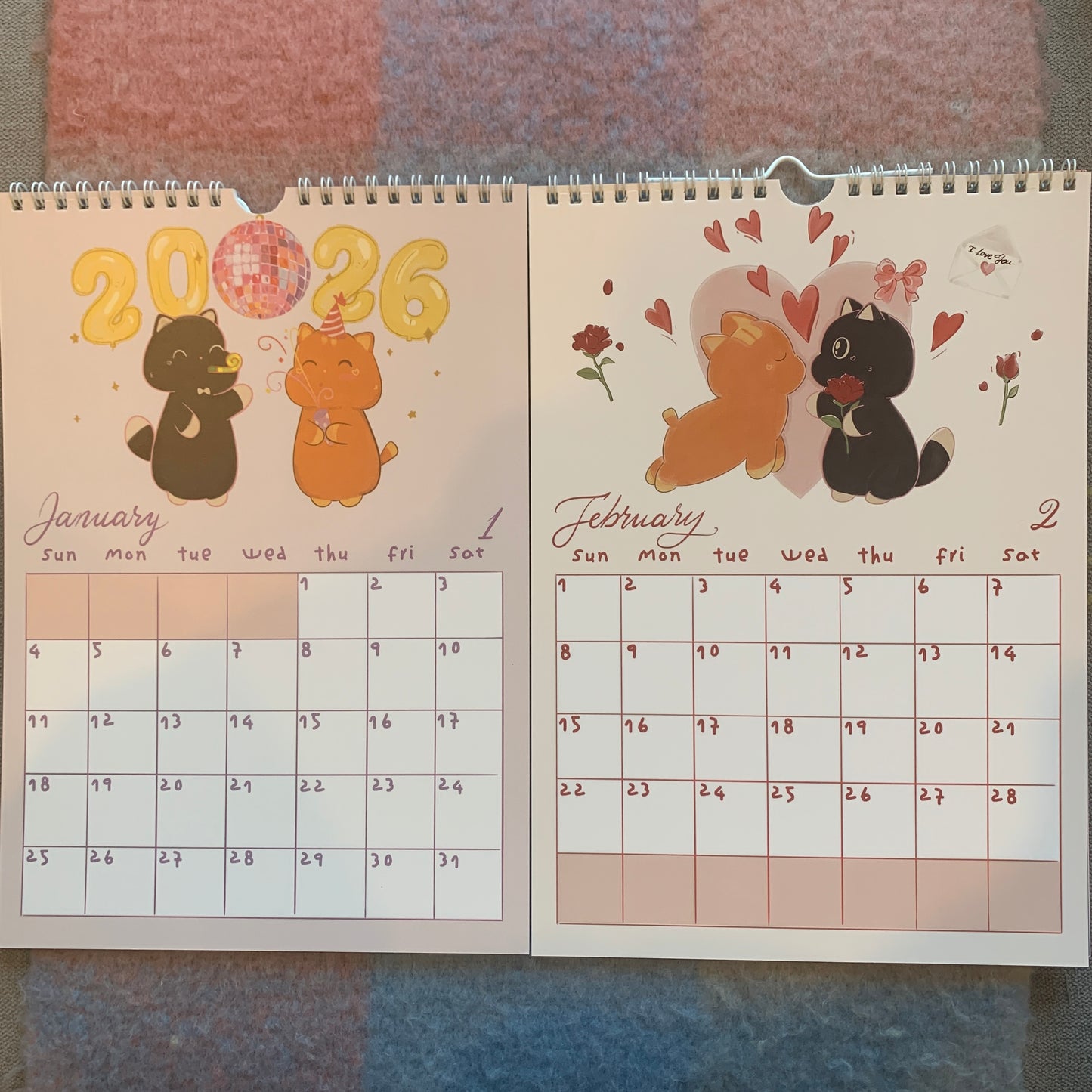 JiggleDuo 2026 Catlendar