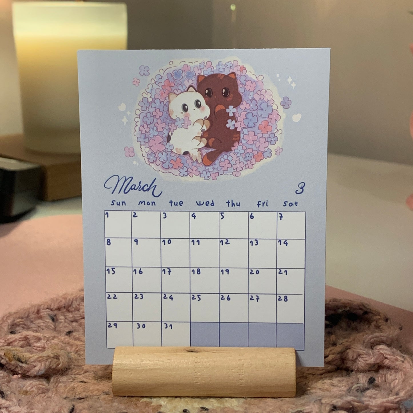 JiggleDuo 2026 Table Catlendar