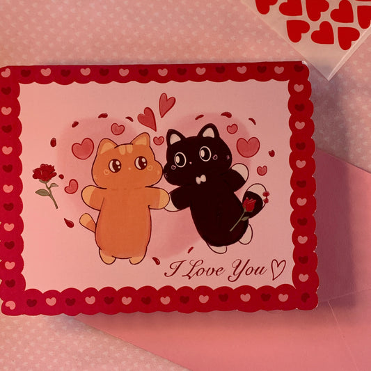 Be Mine - 'I Love You' Blank Card