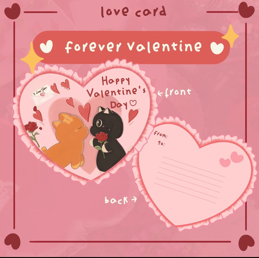 Forever Valentine - Happy Valentine's Day Card