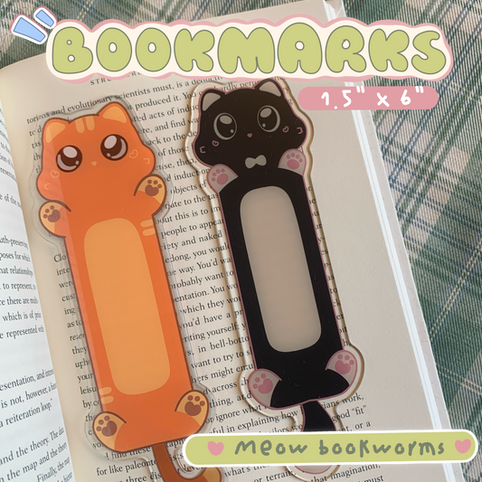 Cute Magnetic Silly Cat Magnetic Bookmarks