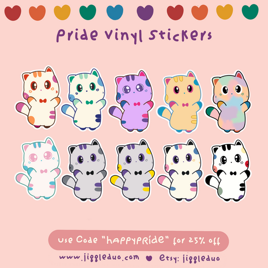 Rainbow Cat Stickers 🏳️‍🌈
