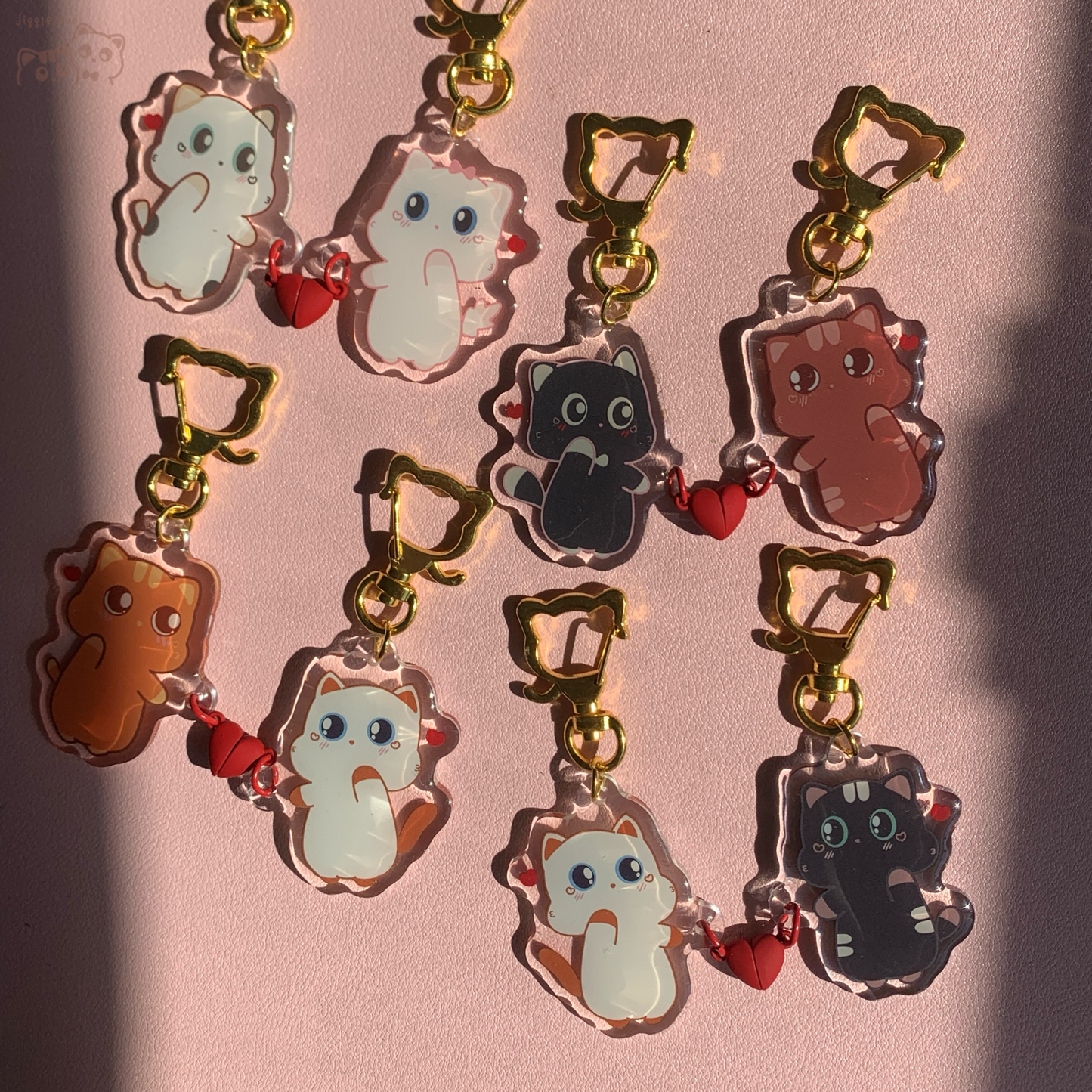 Always Forever Matching Magnetic Heart Keychain