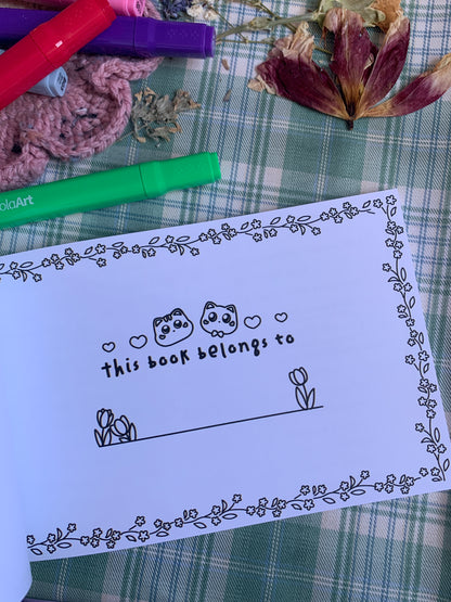 Love In Bloom: Coloring and Activity Book For Two 💕
