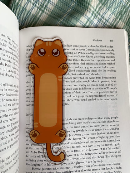 Cute Magnetic Silly Cat Magnetic Bookmarks