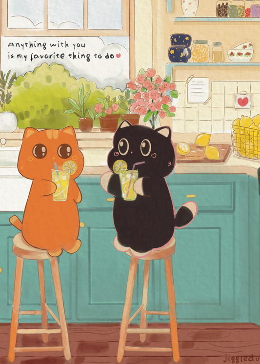 Anything With You is My Favorite Thing To Do - Art Print