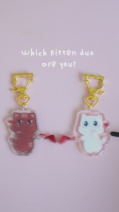 Always Forever Matching Magnetic Heart Keychain