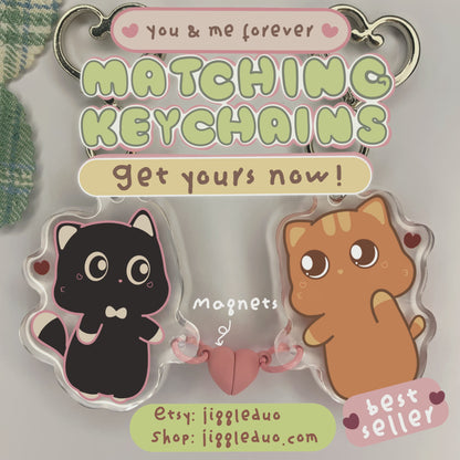You and Me Forever Matching Keychain