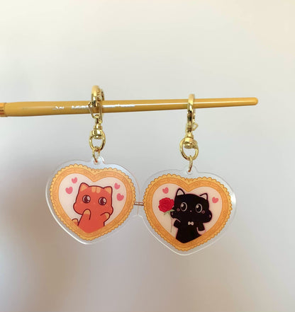 I Adore You 💖 Matching Magnetic Keychain